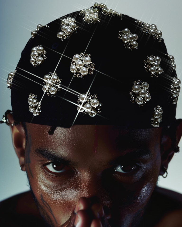 Angel's Tears Crystals Fitted Cap