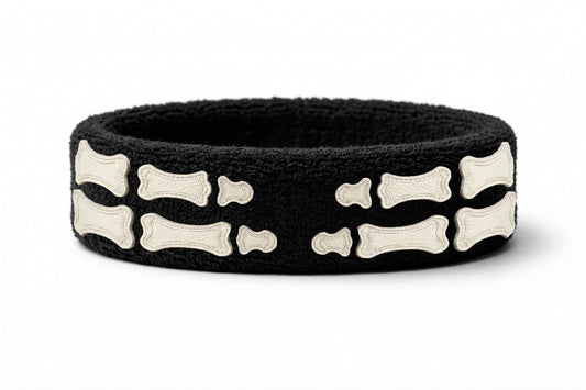 Cotton Bones Headband-Black